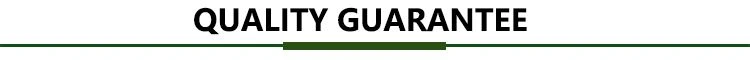 Quality guarantee