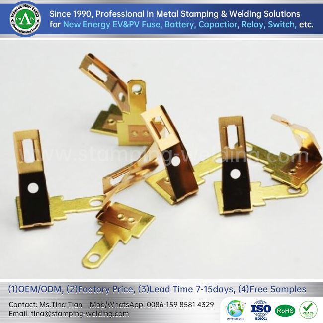 Brass Stamping Parts For Electrical Equipment Manufacturing