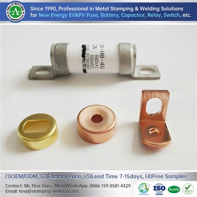 Mosadzný vnútorný uzáver pre poistku vysokej napätia