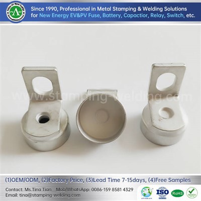 Medený uzáver a poistkový nôž pre poistku batérie EV