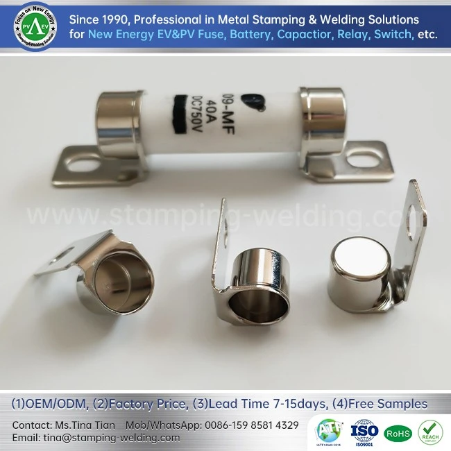 Solar Photovoltaic Fuse  Copper Contact